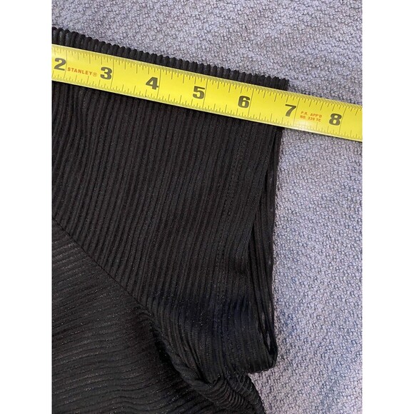 PREMISE Women Black Short Sleeve 2 In 1 Top. Size Medium - Picture 4 of 9